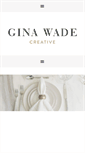 Mobile Screenshot of ginawadecreative.com